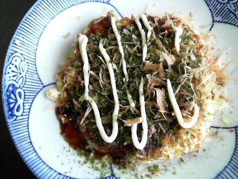 豆腐のお好み焼き